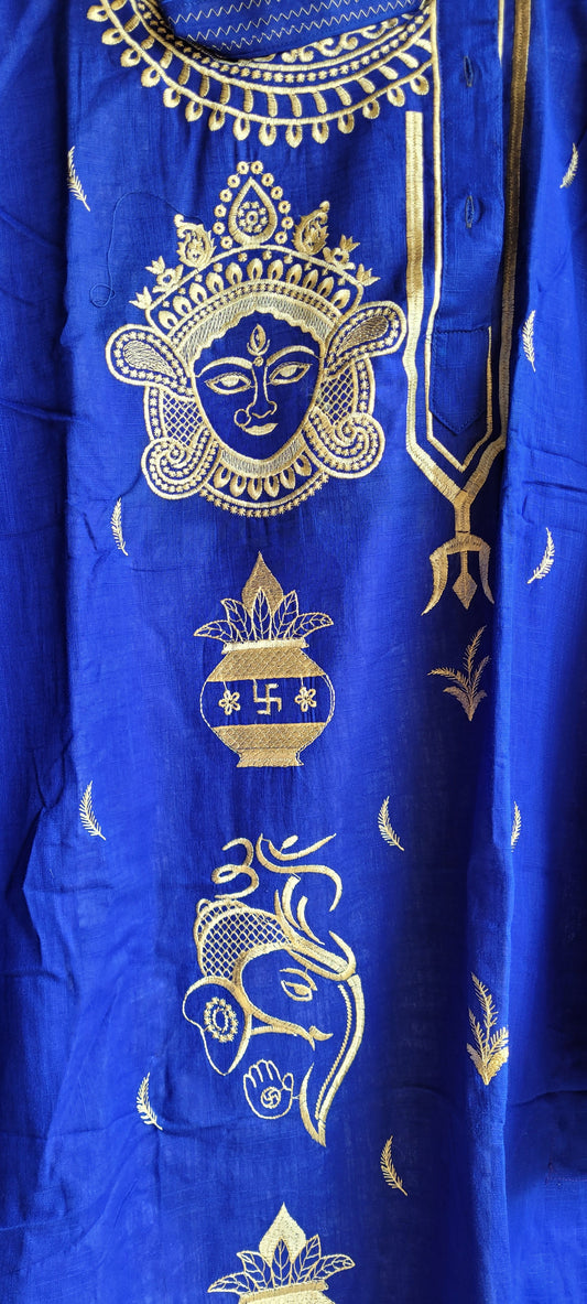 Ma durga embroidery kurta only