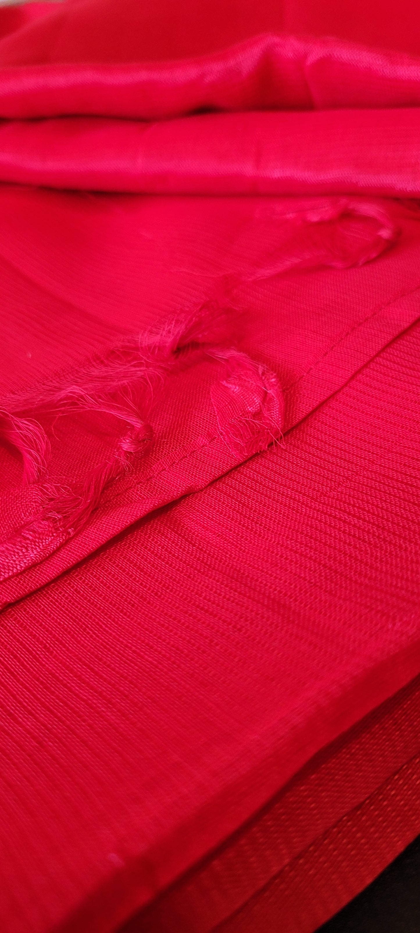 Red colour mysore silk saree