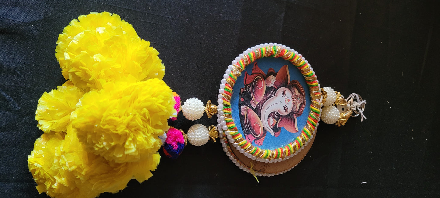 Ganesh ji door hanger or wall hanger a pair