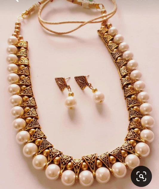 Jewelry Designer pearl beaded necklace set  Sale