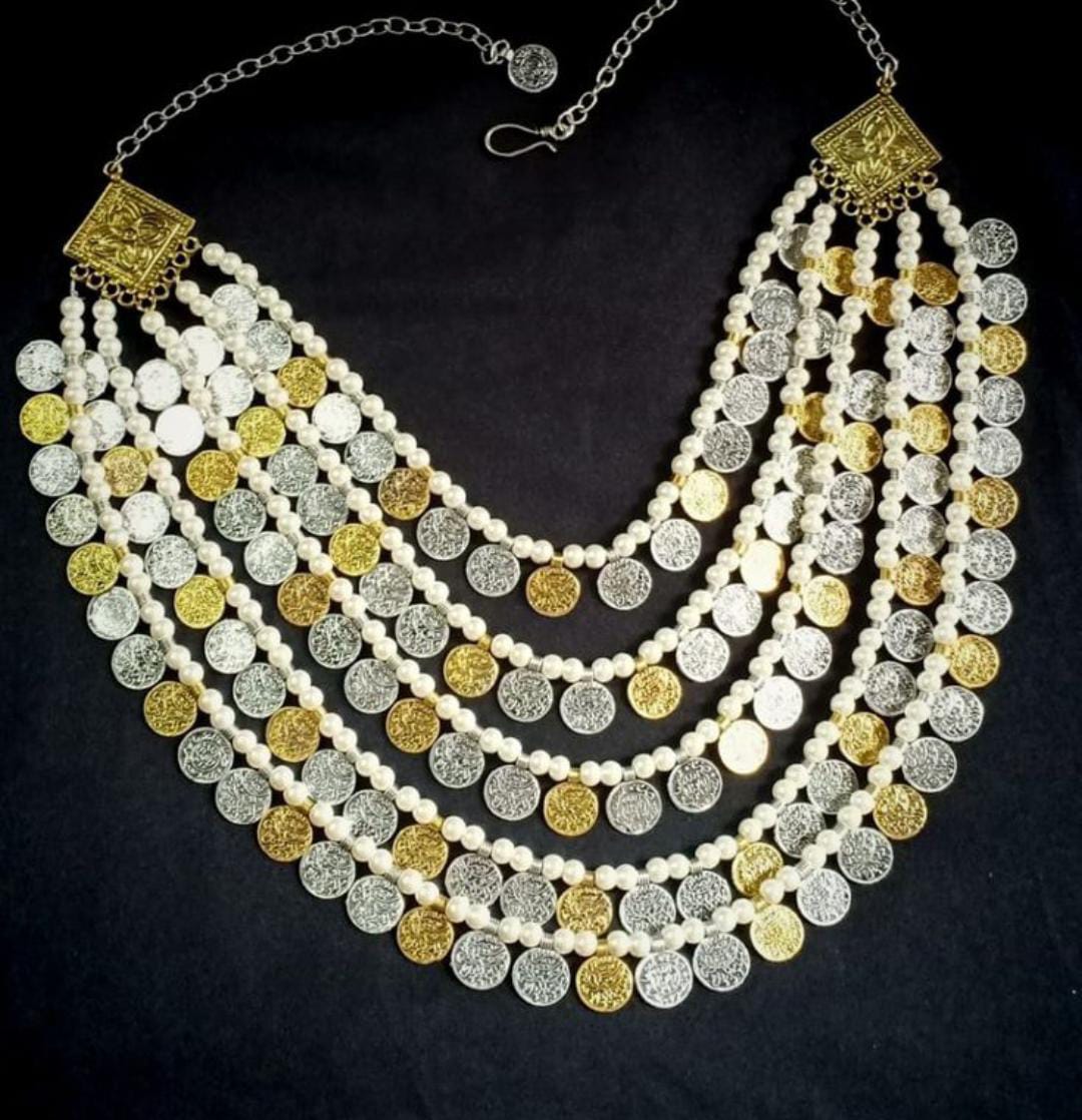 Jewelry Multi layered oxidized set Sale