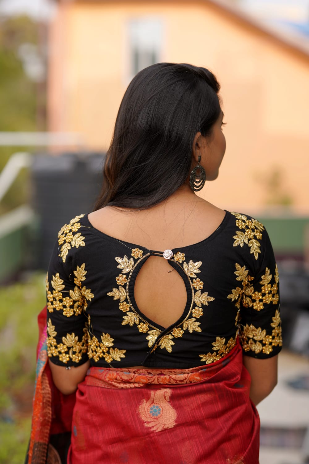 Party wear embroidery blouse