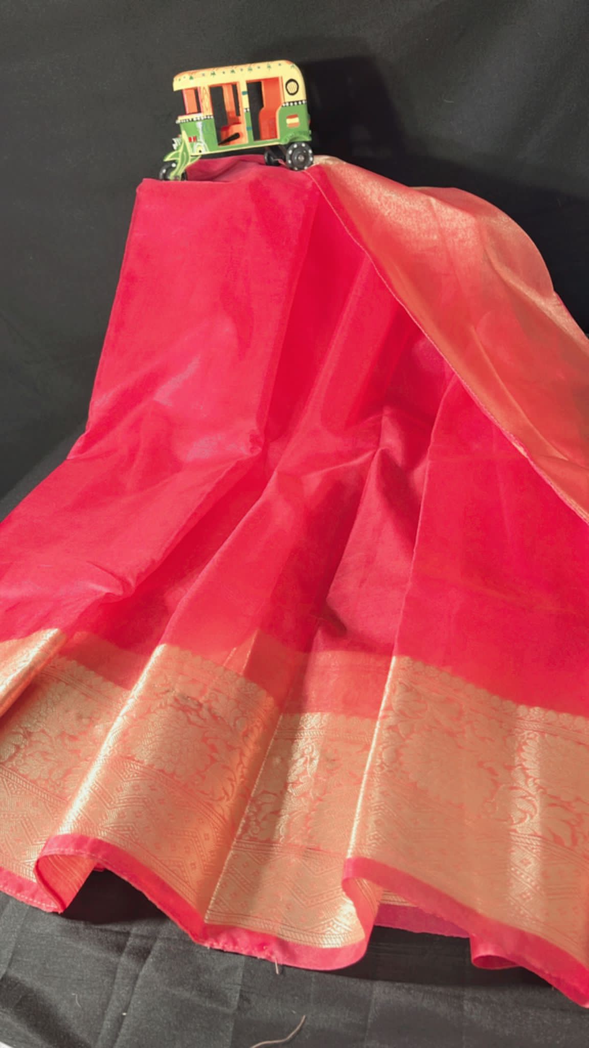 Kora organza saree