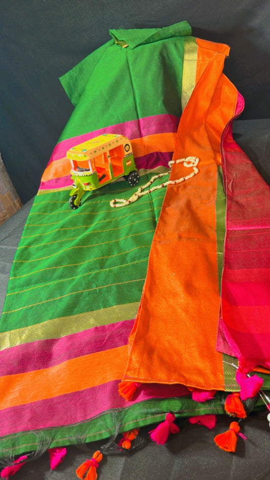 Mahapur handloom saree