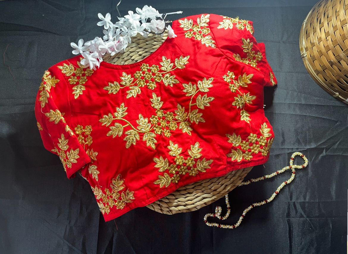 Party wear embroidery blouse