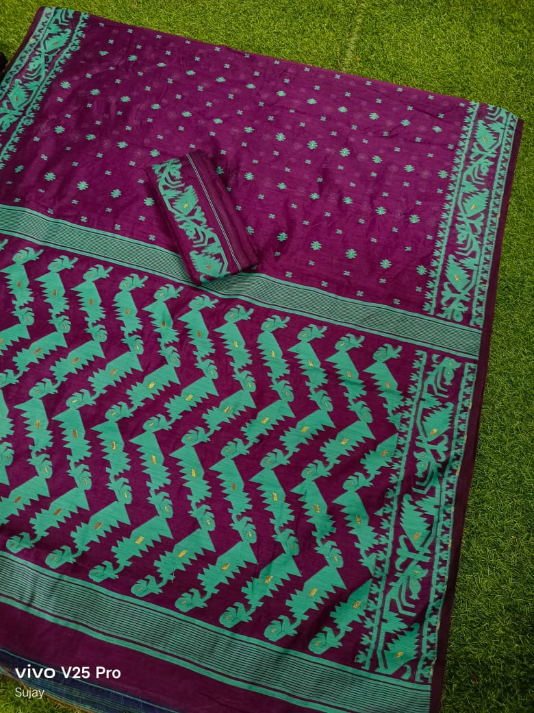 Dhakai Jamdani Saree