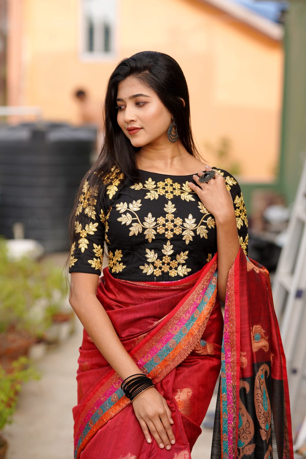 Party wear embroidery blouse