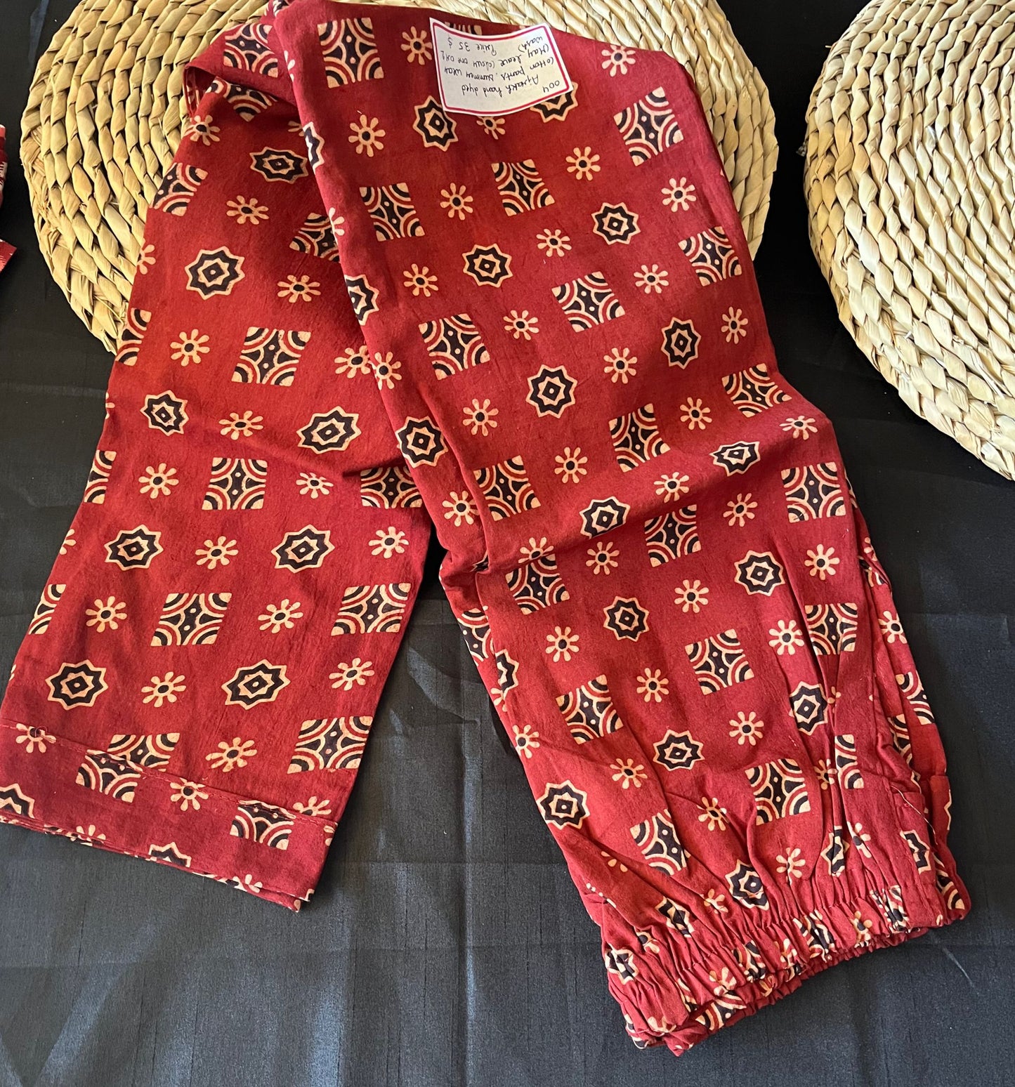 Ajrakh print bottoms