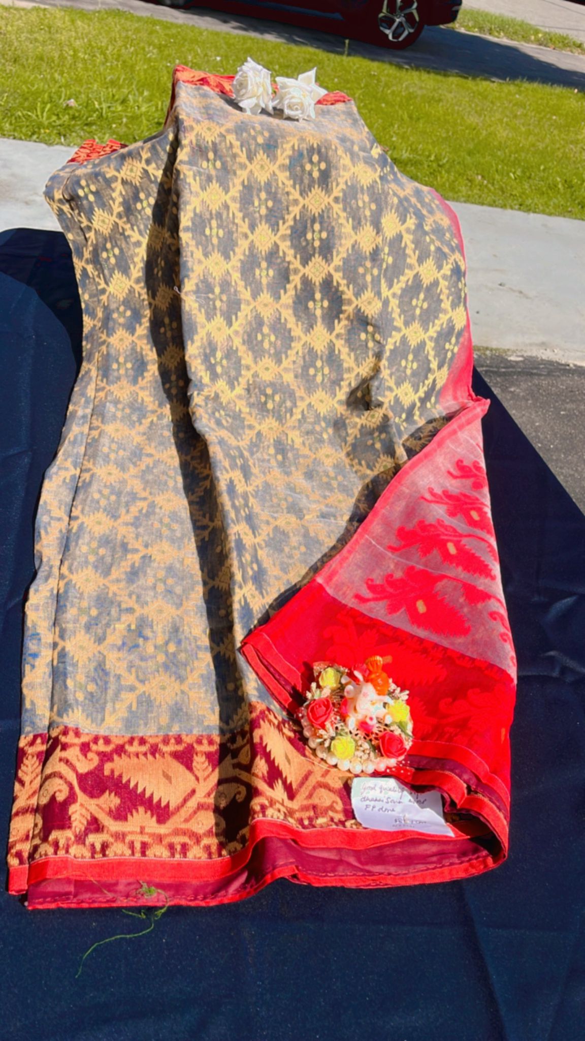 Good quality soft dhakai saree