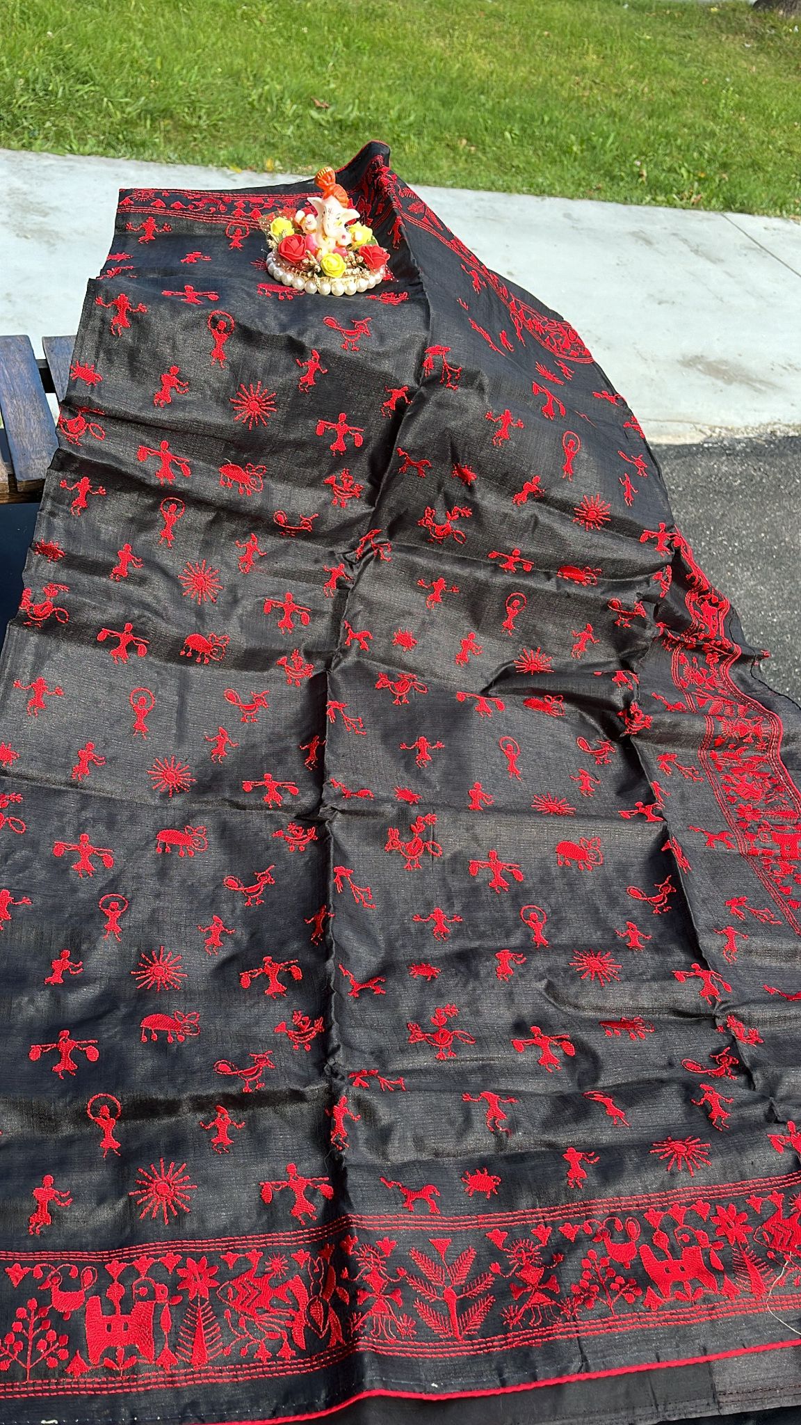 Semi desi tussar silk saree