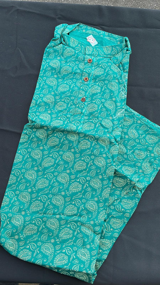 Printed cotton kurtas for men