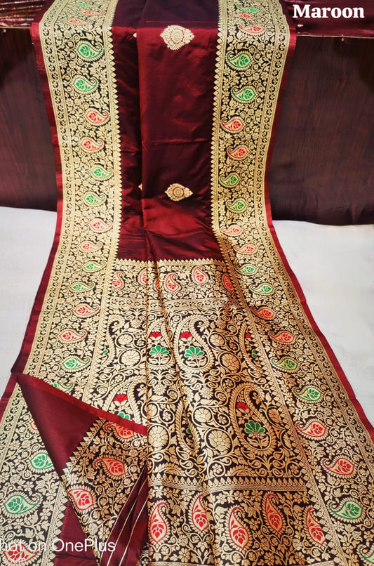 Minakari Katan silk