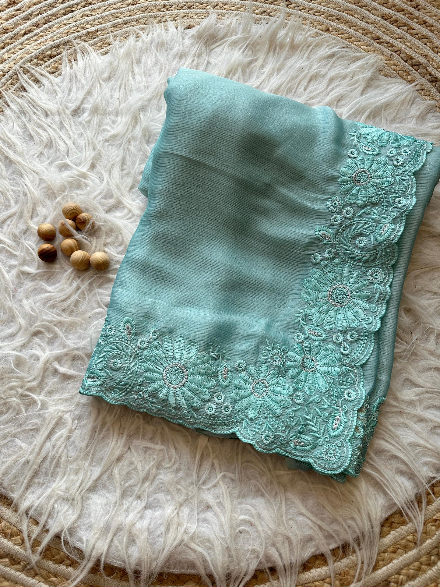 Chiffon party wear saree