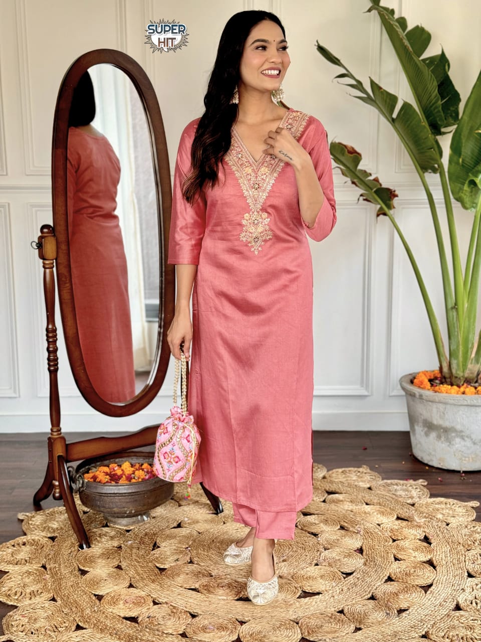 Peach lover suit 3 piece