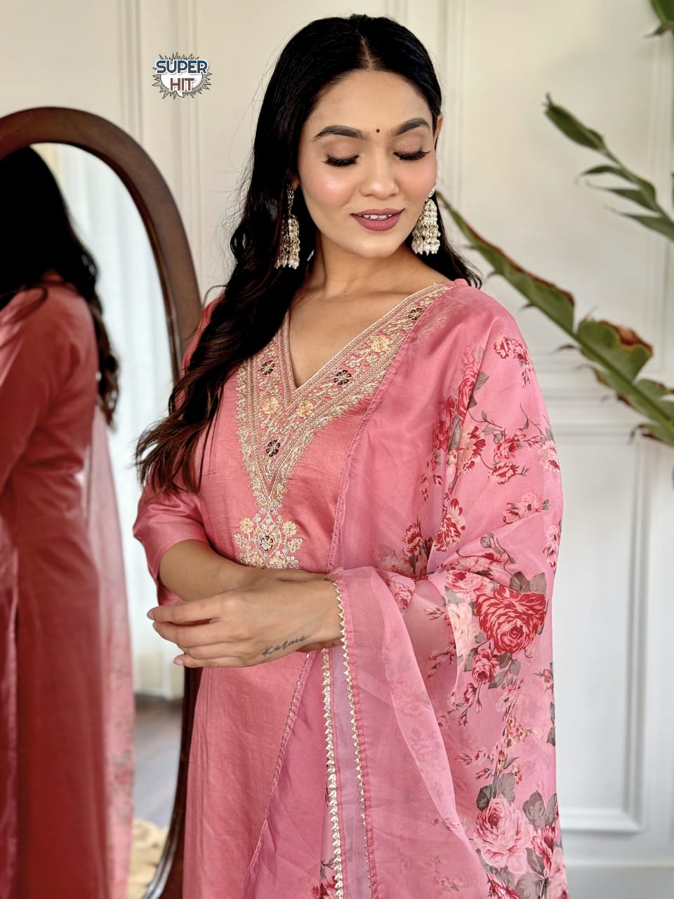 Peach lover suit 3 piece