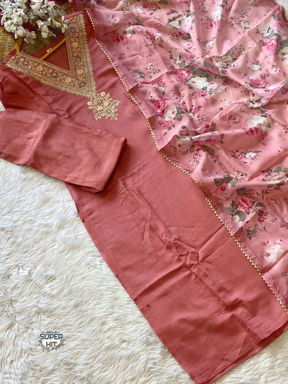 Peach lover suit 3 piece