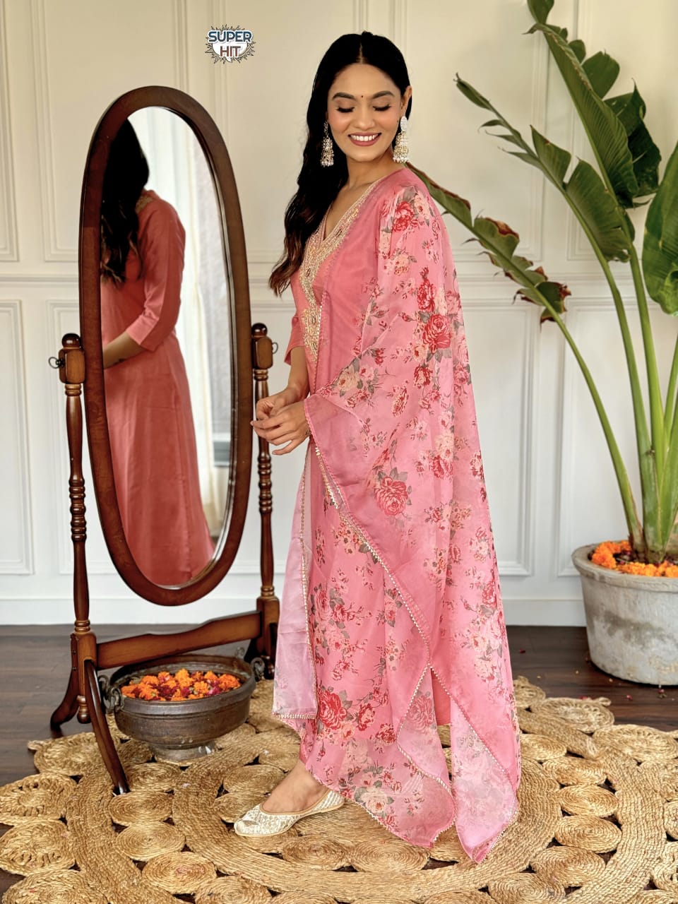 Peach lover suit 3 piece
