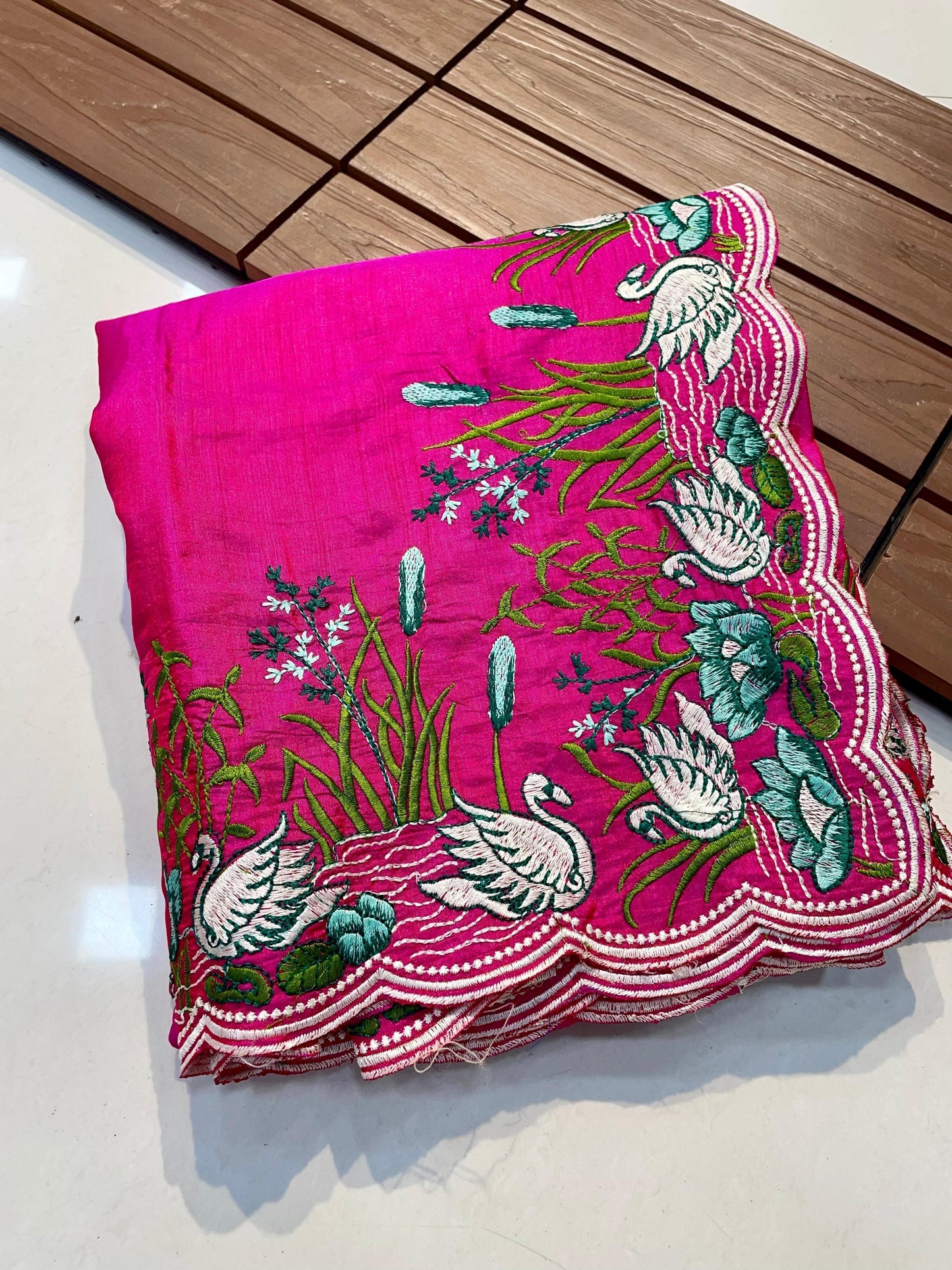 Semi tussar saree