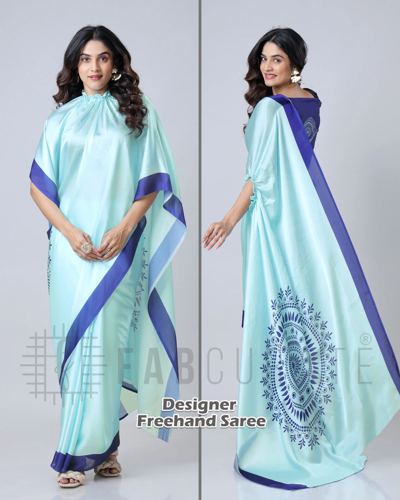 Trending hand crepe silk saree