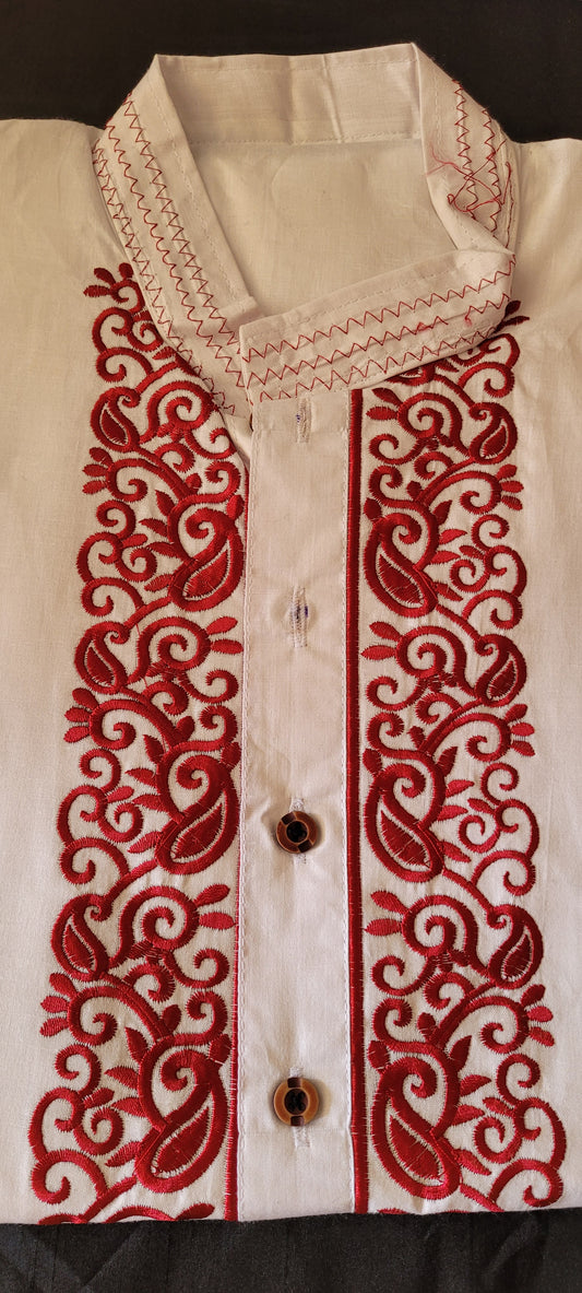 Embroidered men's kurta only