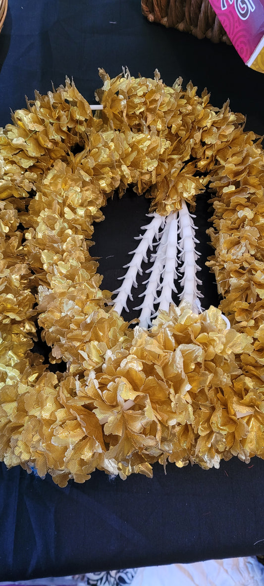 Golden floral strings 7 feet long