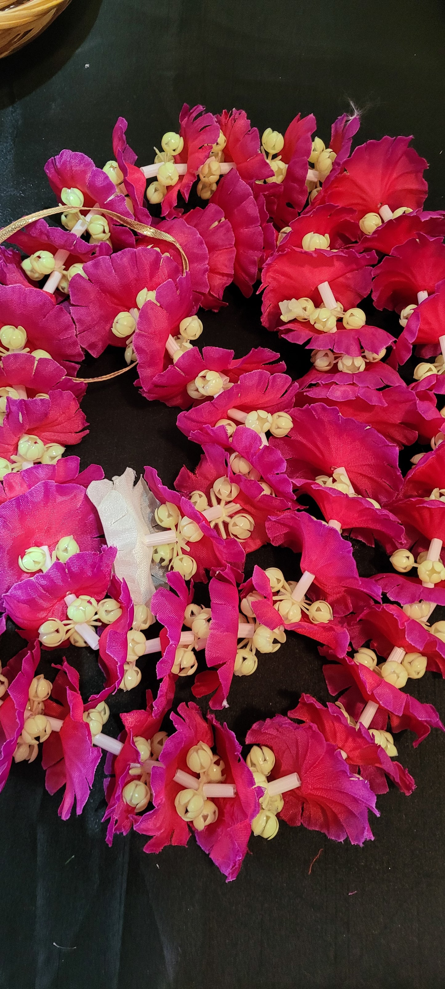 Purple flower strings 8 feet long