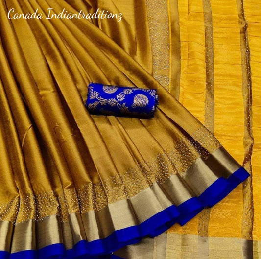 Aura Spun Saree plain