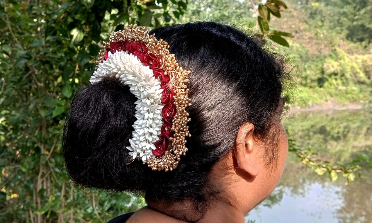 Beautiful hair bun