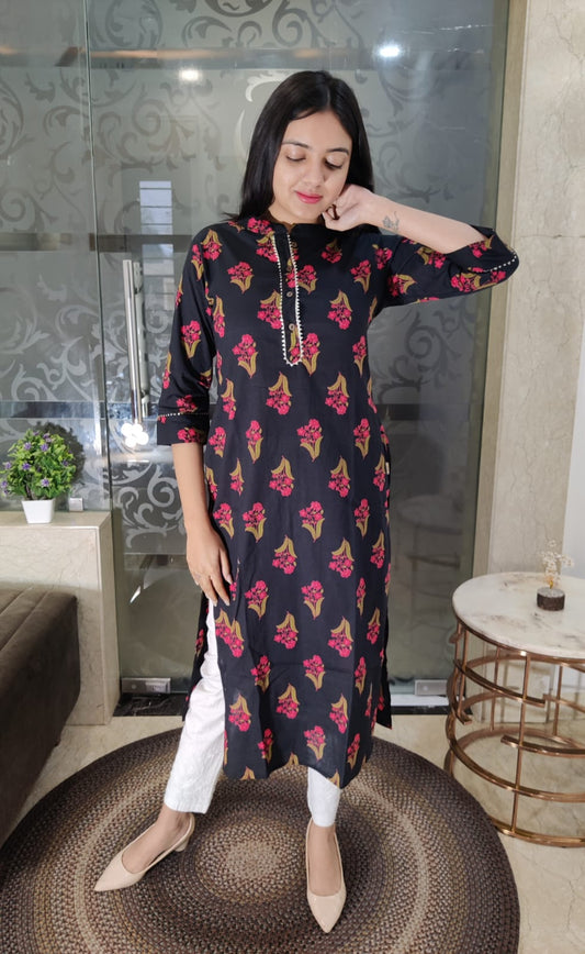 Hand block print Kurti