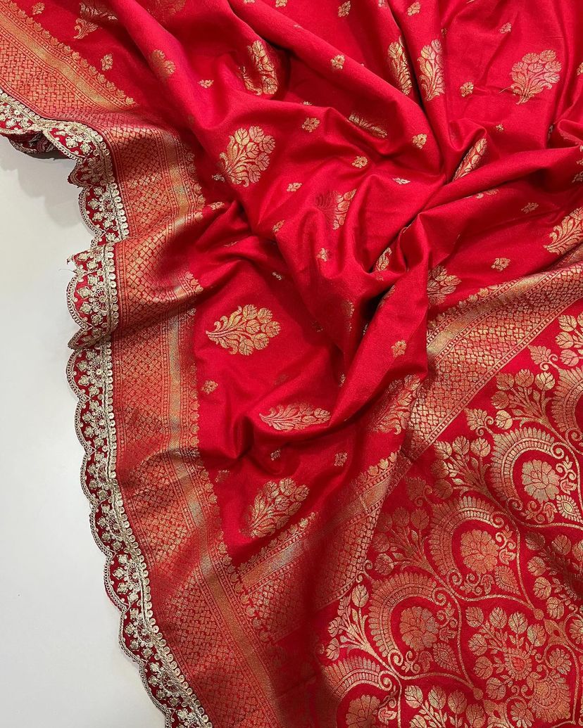Benarshi khadi georgette saree