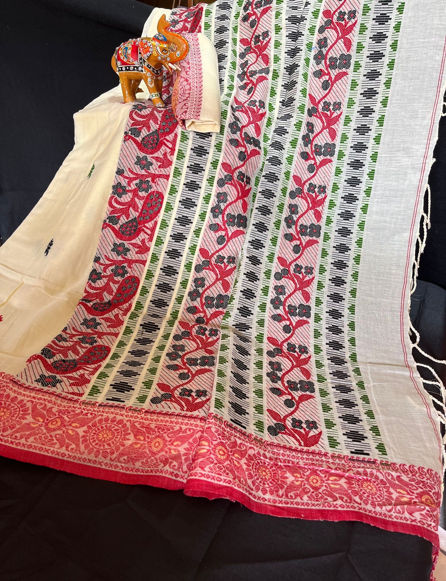 Assam khadi saree