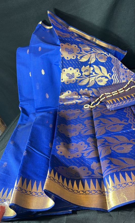 Cotton silk saree