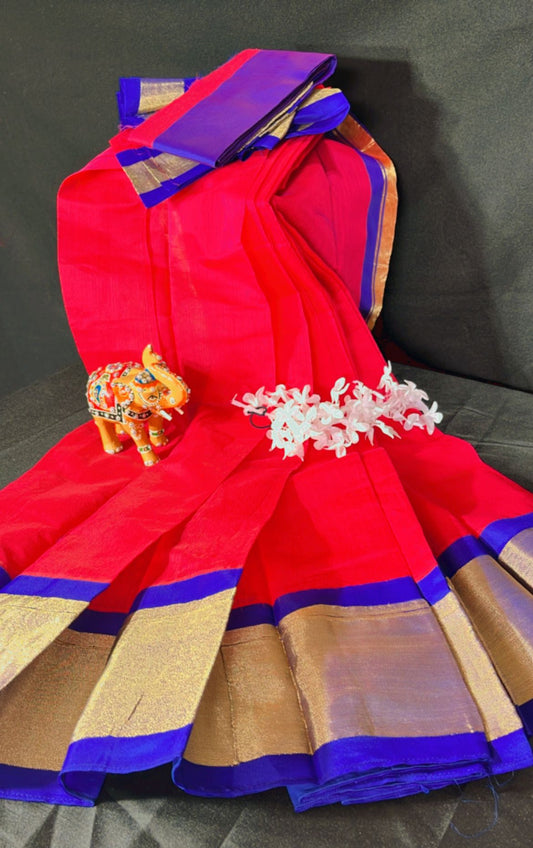 Uppada cotton silk saree