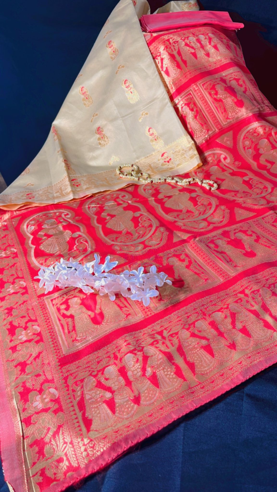 Baluchuri printed saree