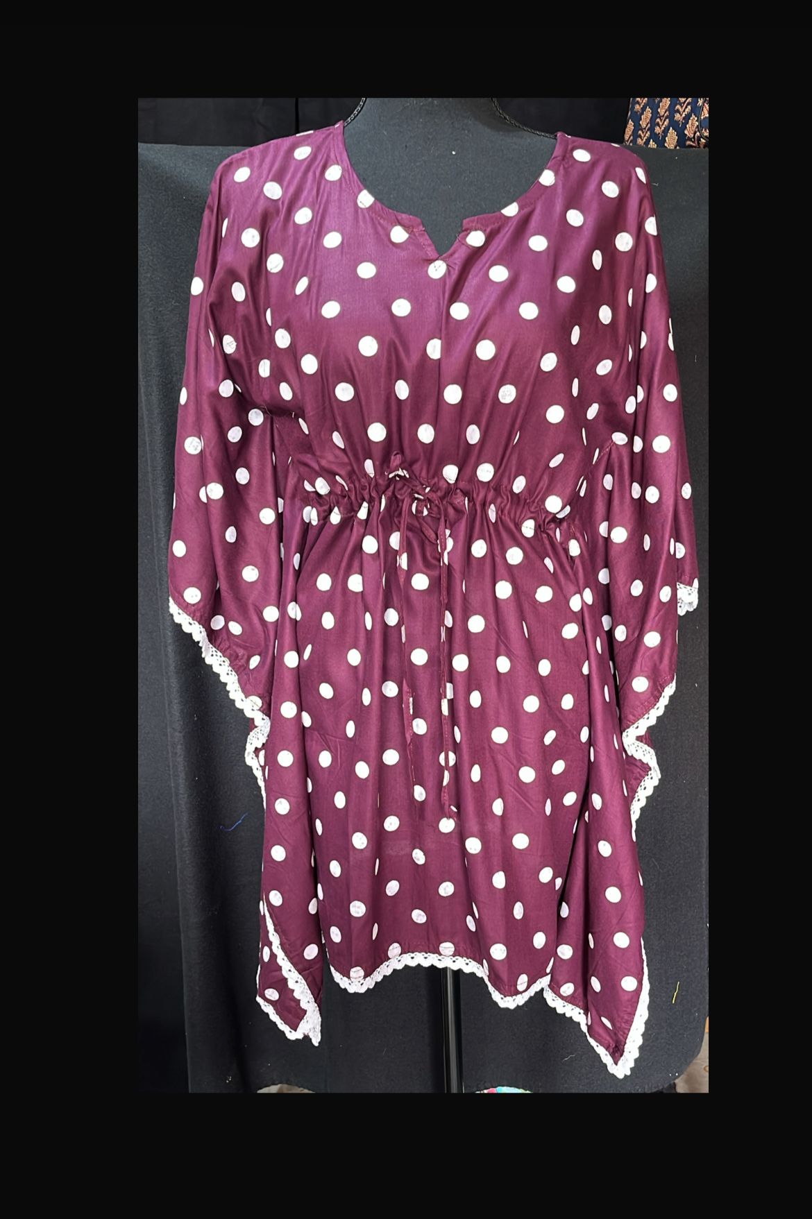 Bobby print kaftan tops