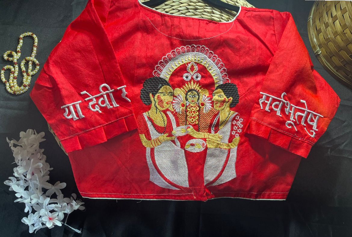 Bengali durga puja special blouse