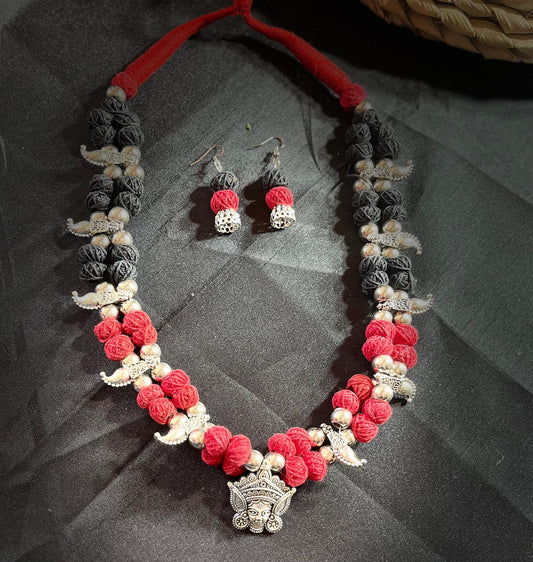 Durga thread jewellery set Sale