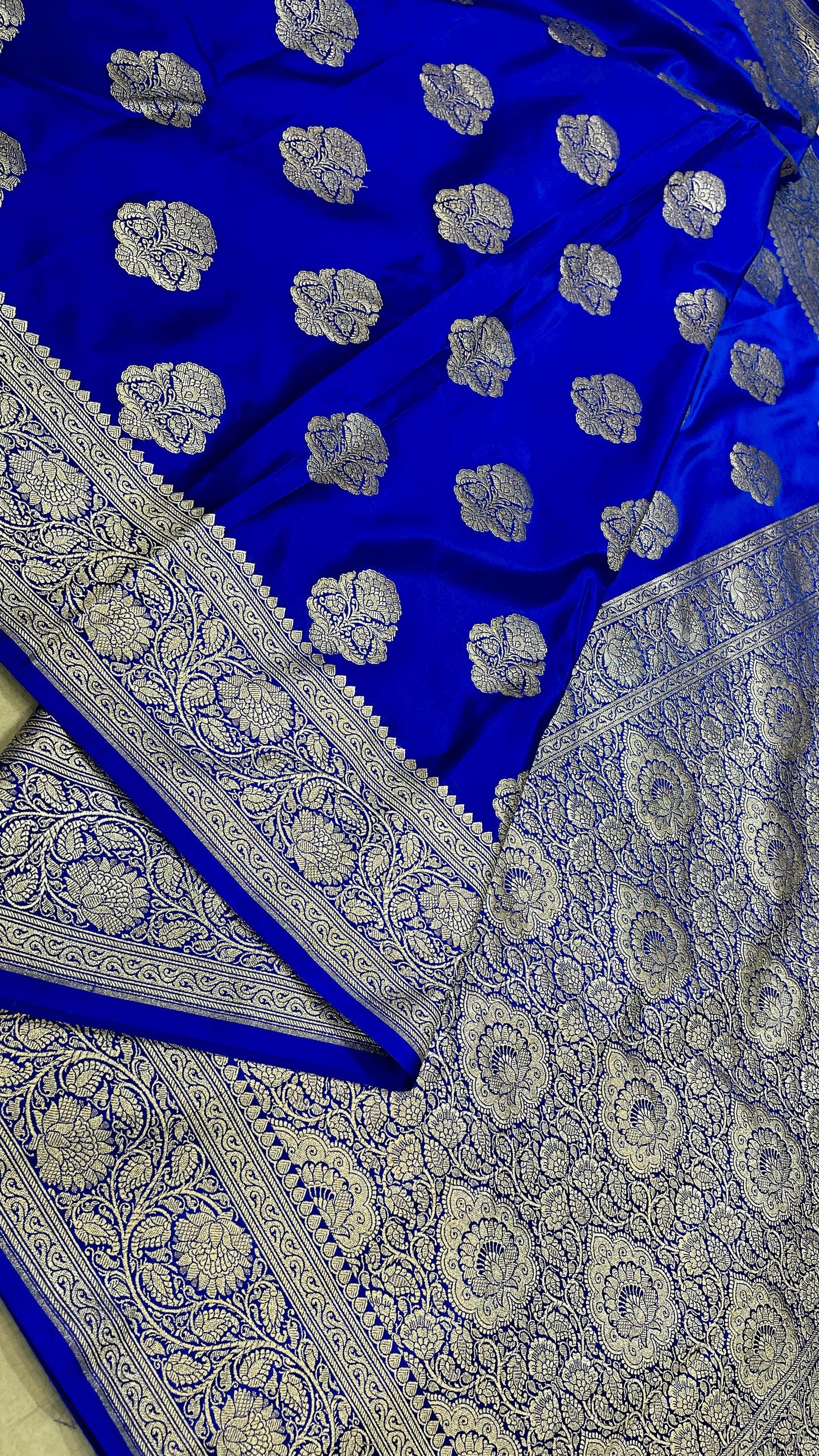 Benarshi soft semi mashru satin silk saree