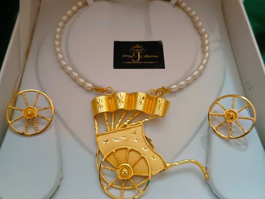 Heritage Rickshaw kolkata High polish jewellery set