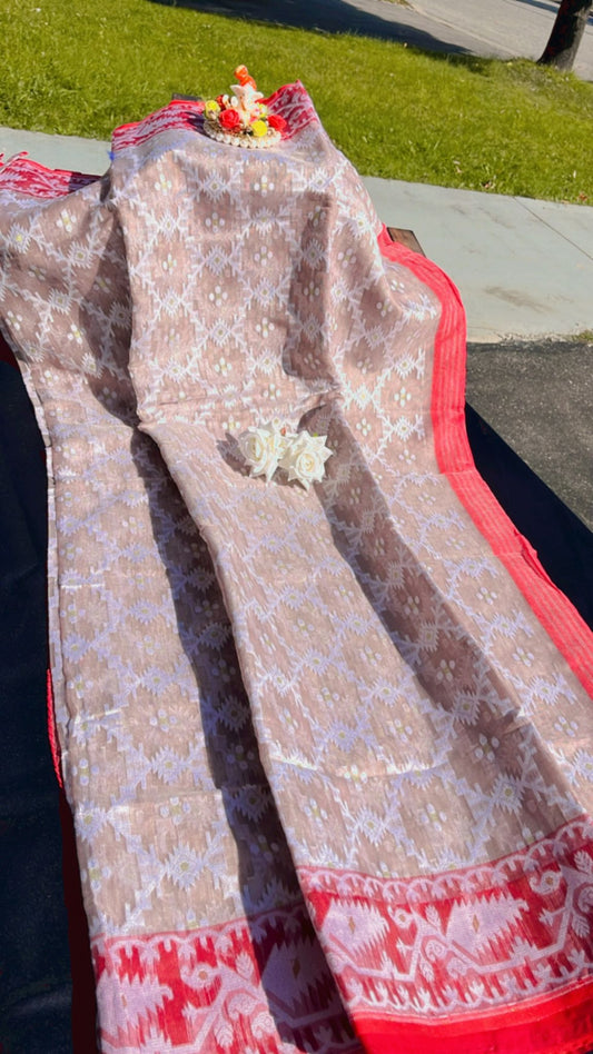 Good quality soft dhakai saree