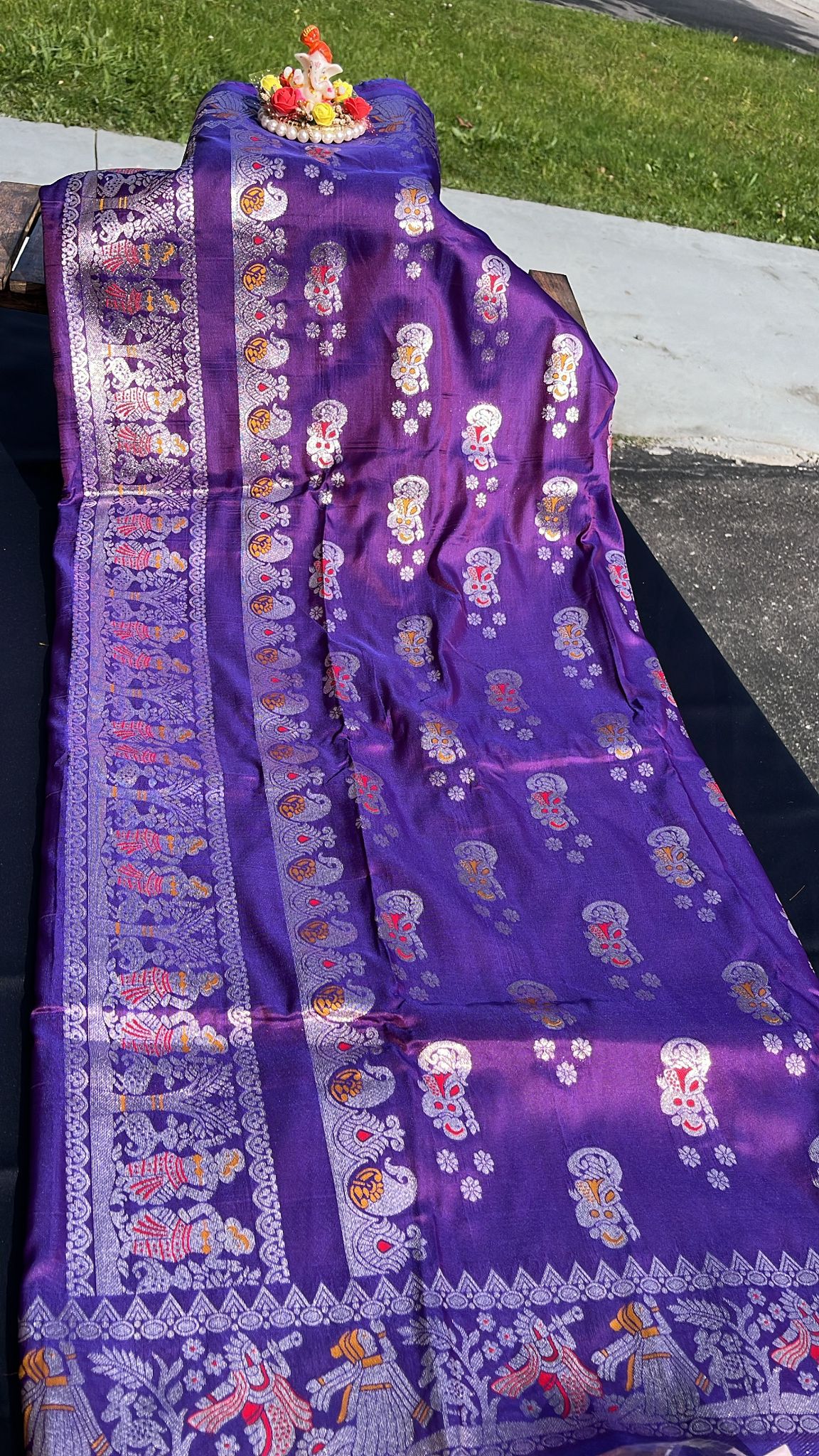 Baluchuri  work saree high quality silk
