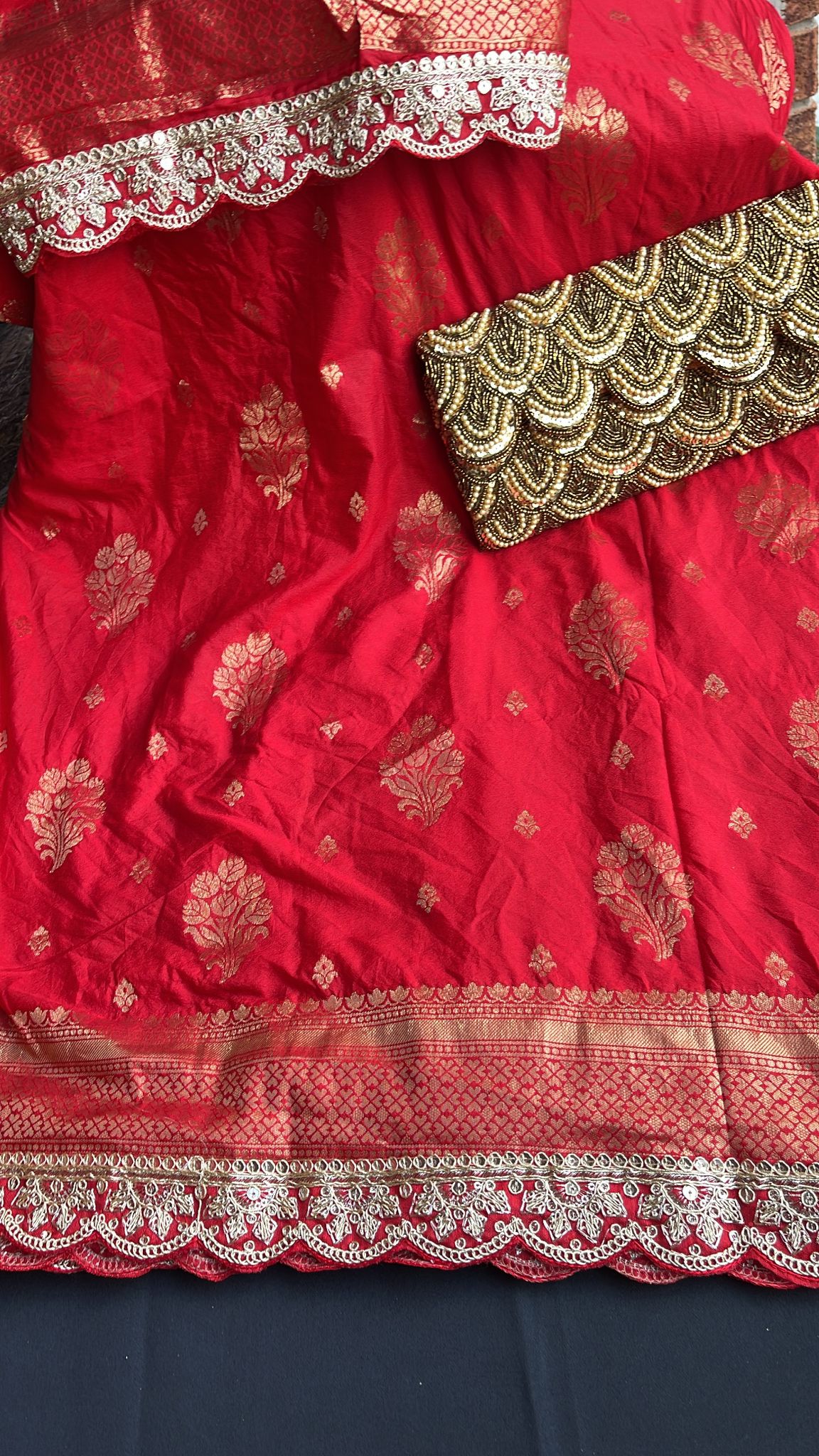 Benarshi khadi georgette saree