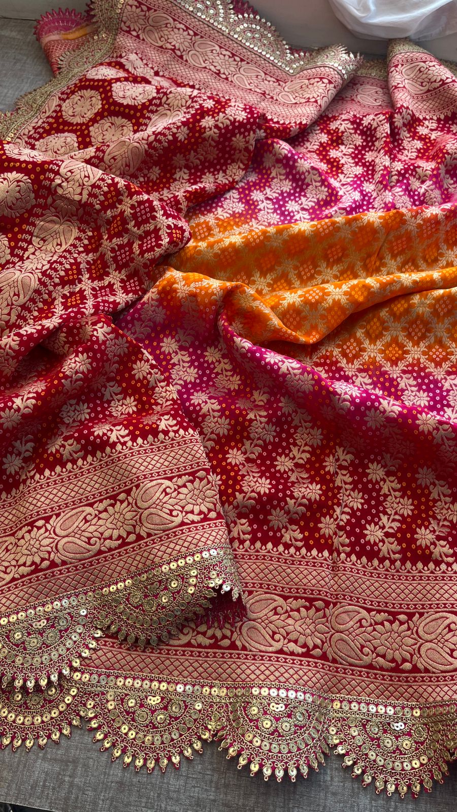 Pure khaddi georgette dupatta