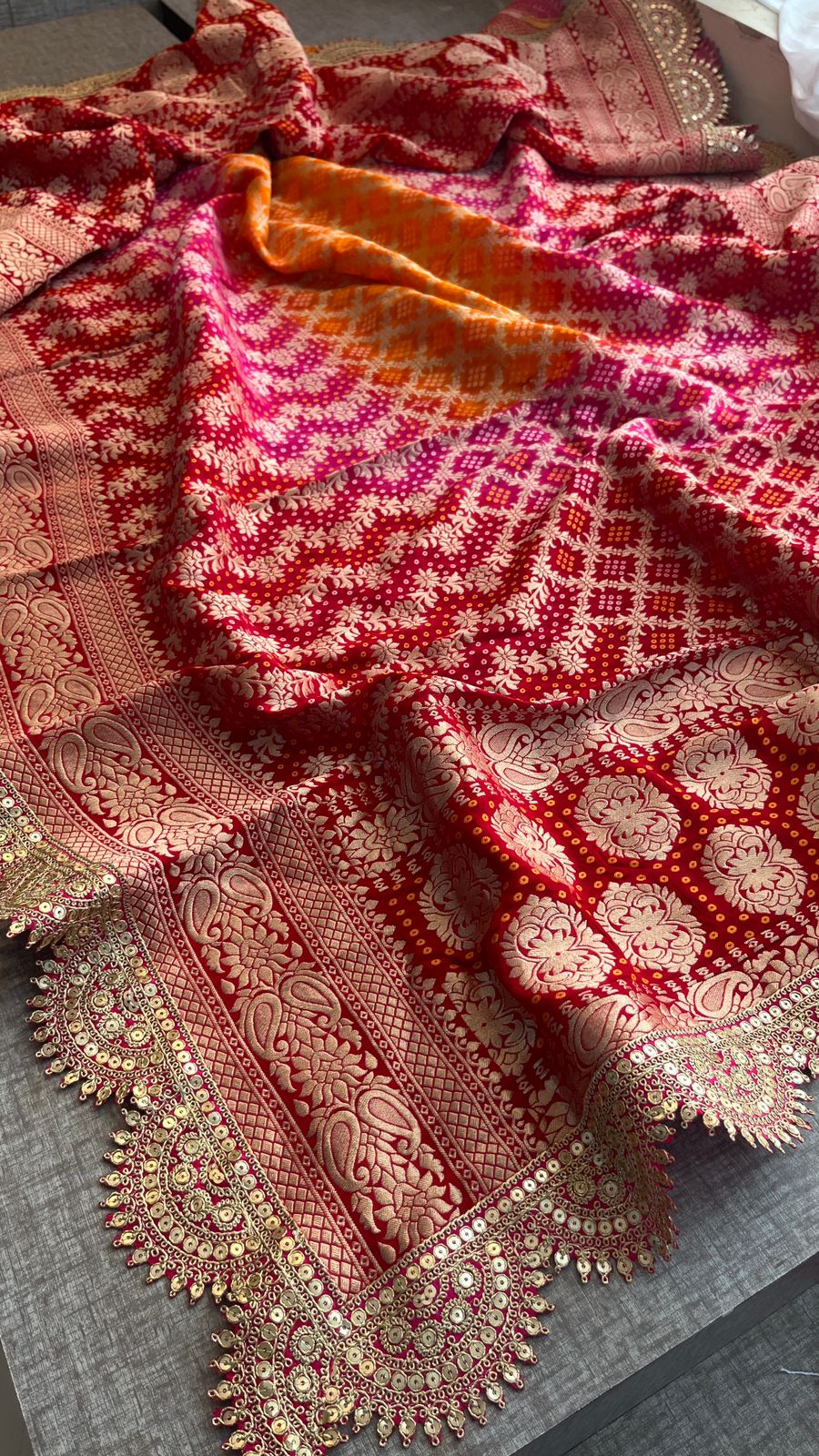 Pure khaddi georgette dupatta