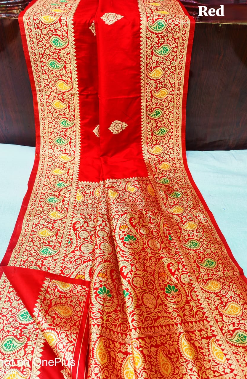 Minakari Katan silk