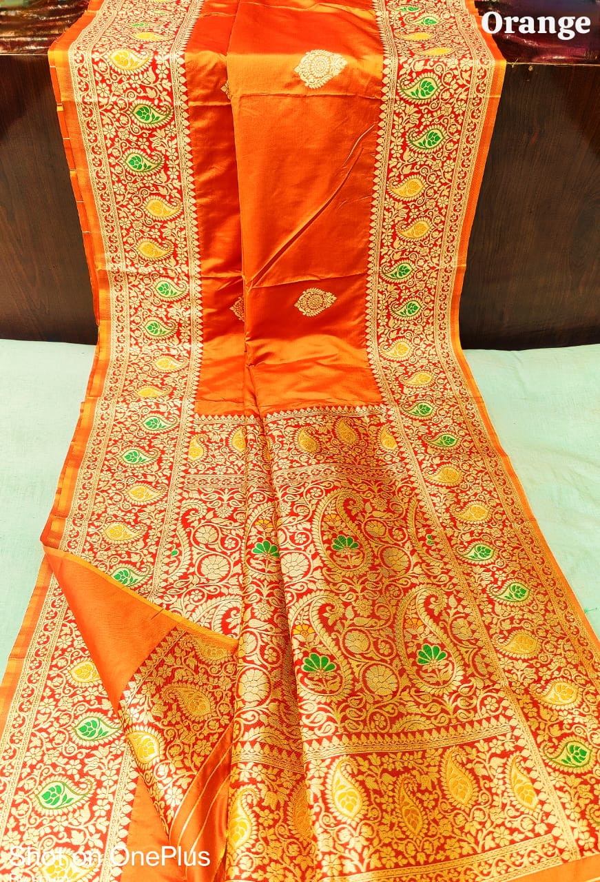 Minakari Katan silk