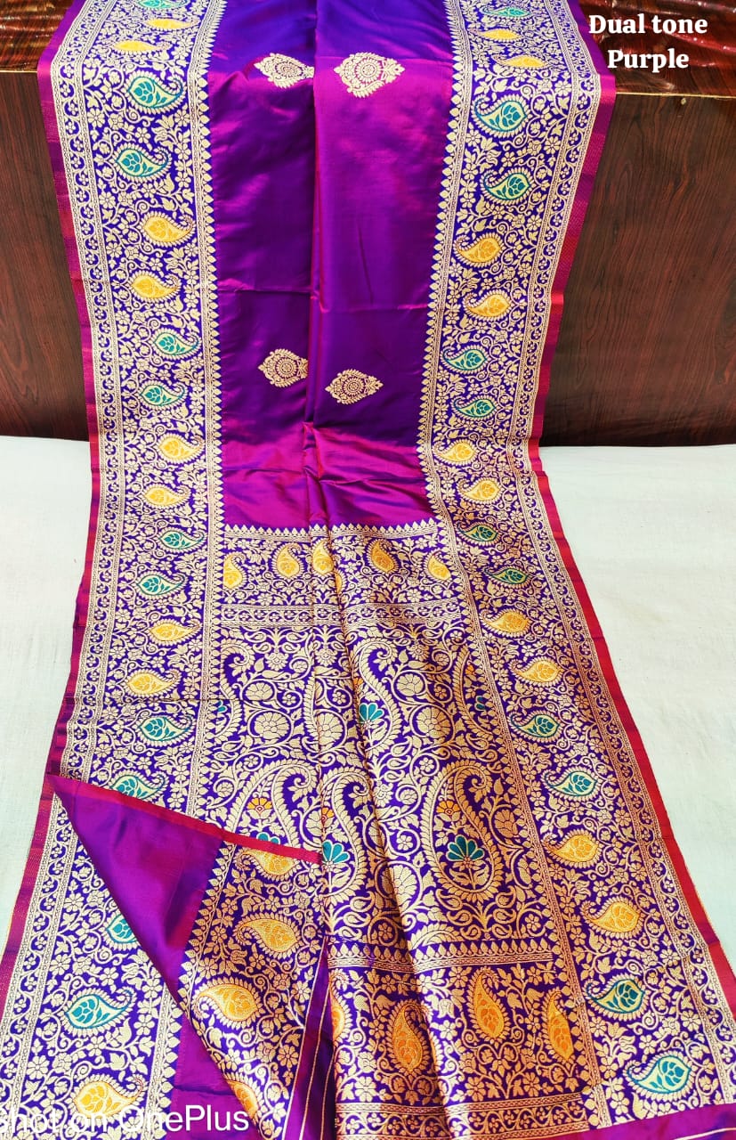 Minakari Katan silk