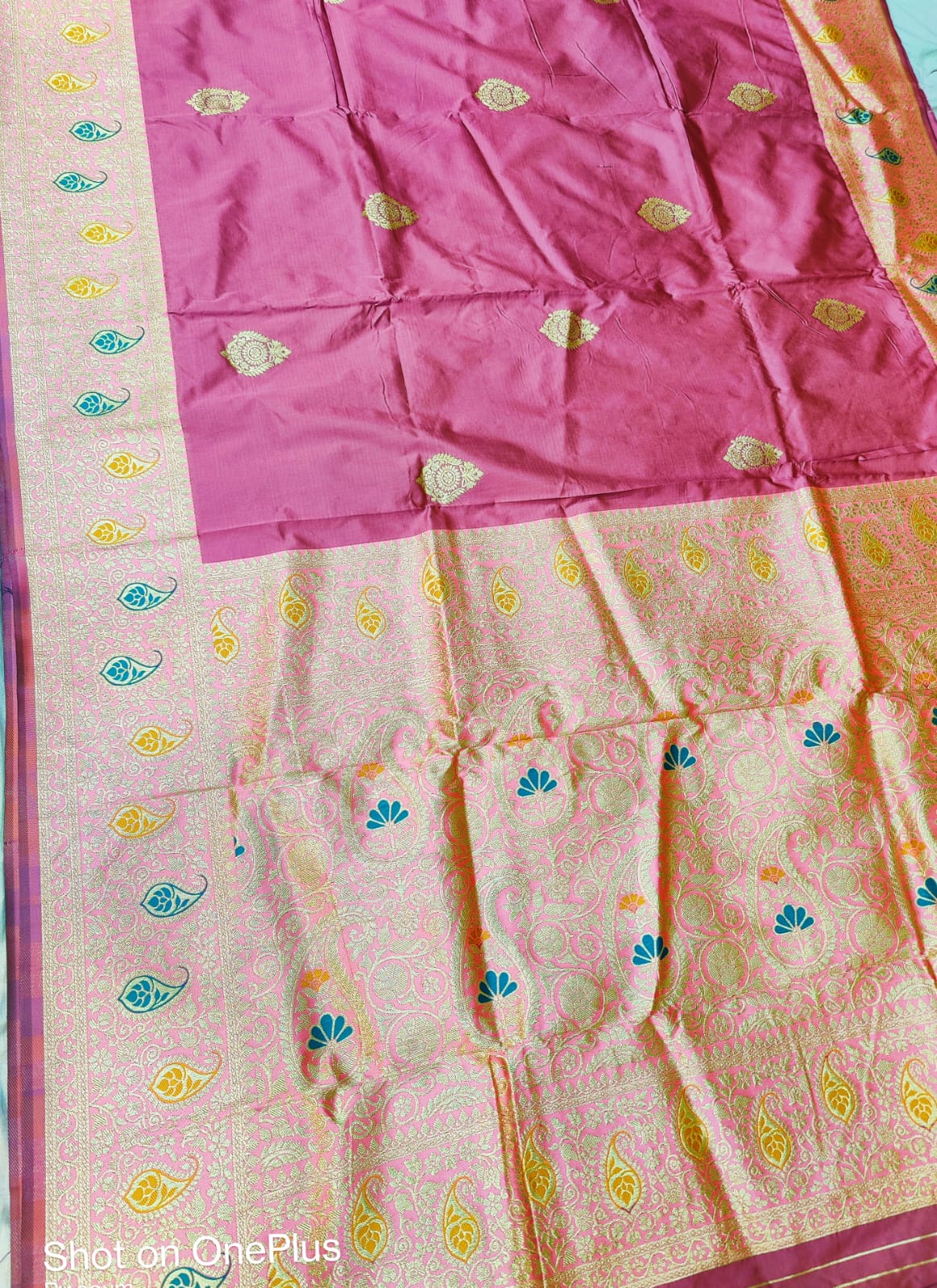 Minakari Katan silk
