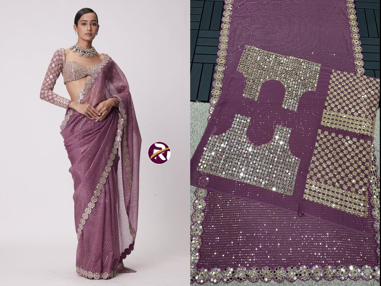 Boutique design Saree