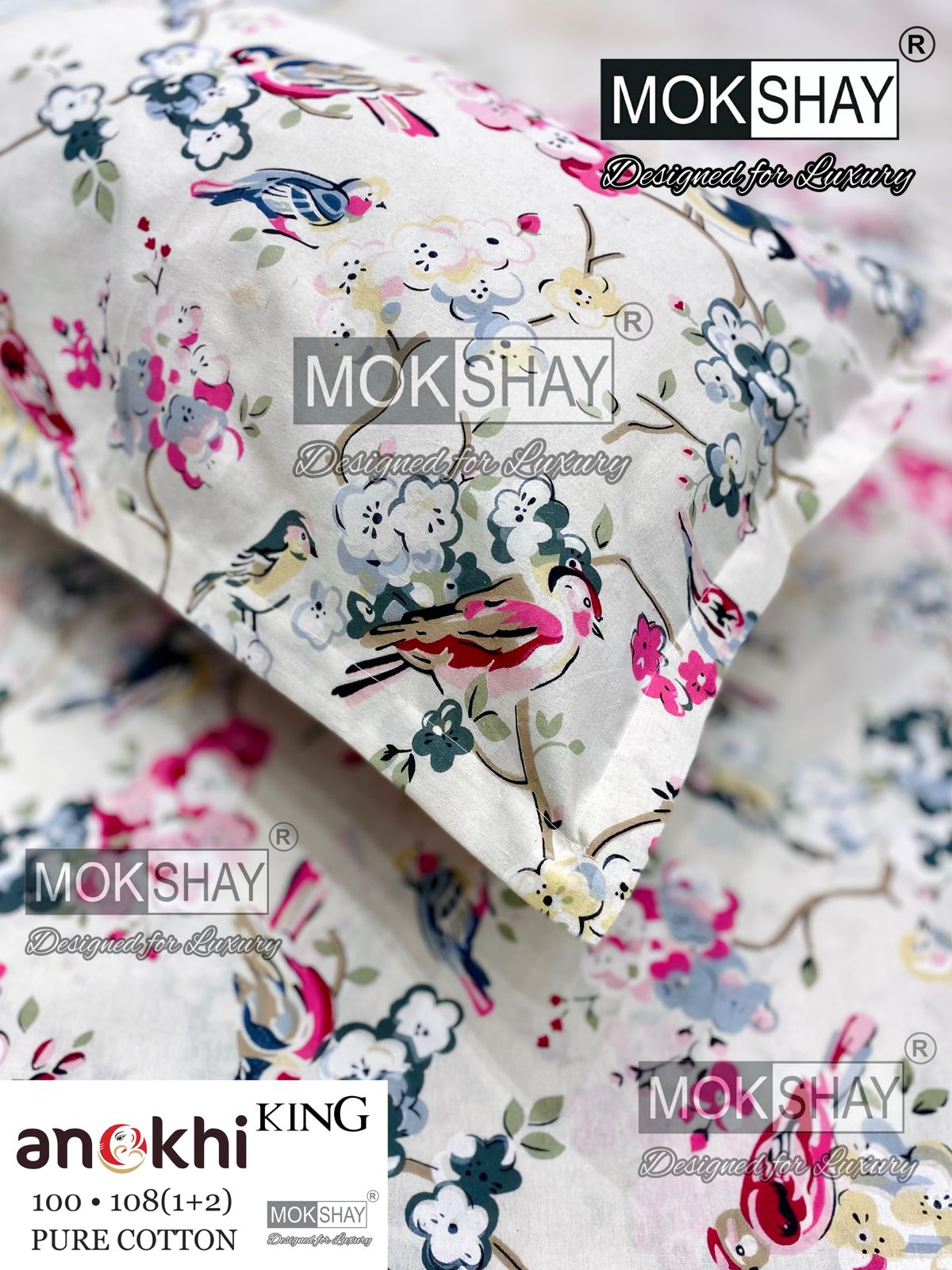 Anokhi  collections king size bedding set